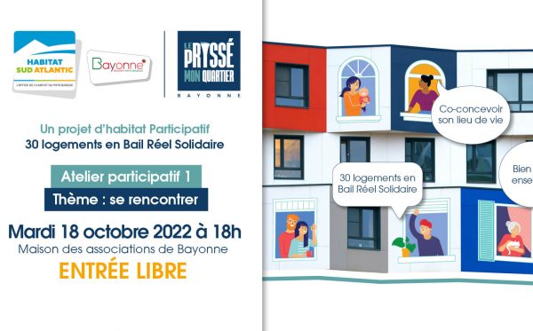 Le Prissé à Bayonne : le premier atelier Habitat Participatif