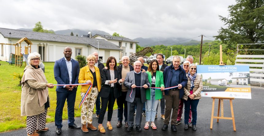 Inauguration de 4 logements locatifs Sociaux à IDAUX-MENDY