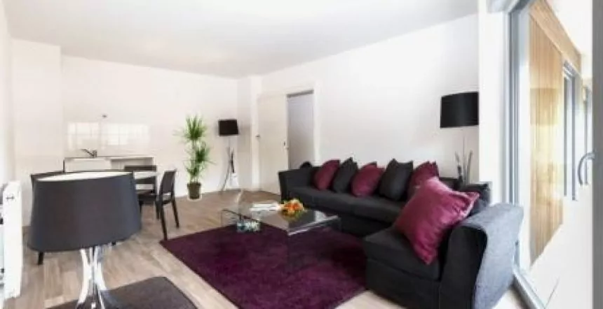 Rivadour à Bayonne, séjour cuisine