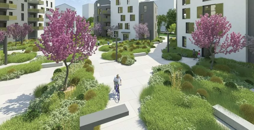 Résidence Boréale à Anglet : perspective