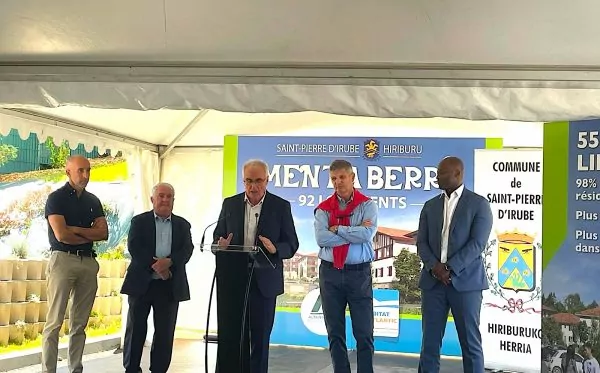 Inauguration et remise des clefs à SAINT-PIERRE-D’IRUBE