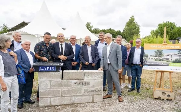 Tosse : pose de la 1ère pierre de la future Résidence Autonomie